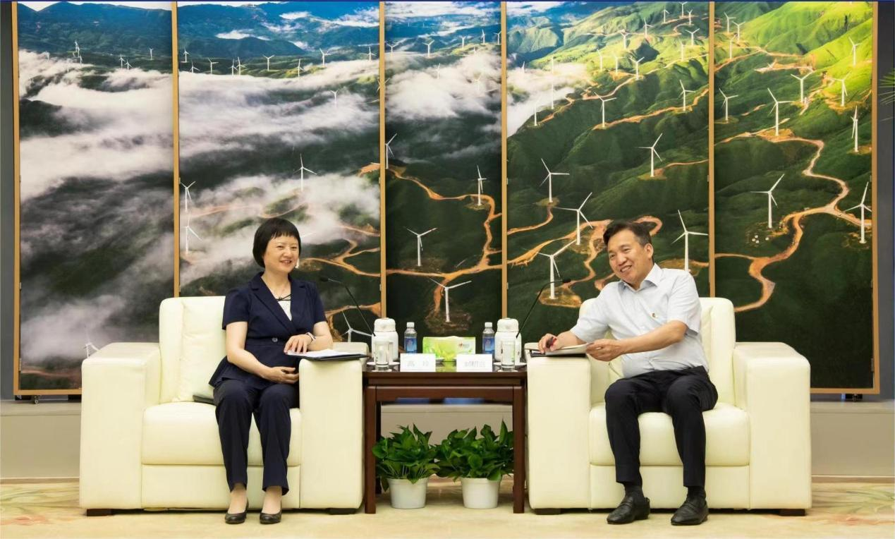 高玲拜访国家电投党组书记、董事长刘明胜